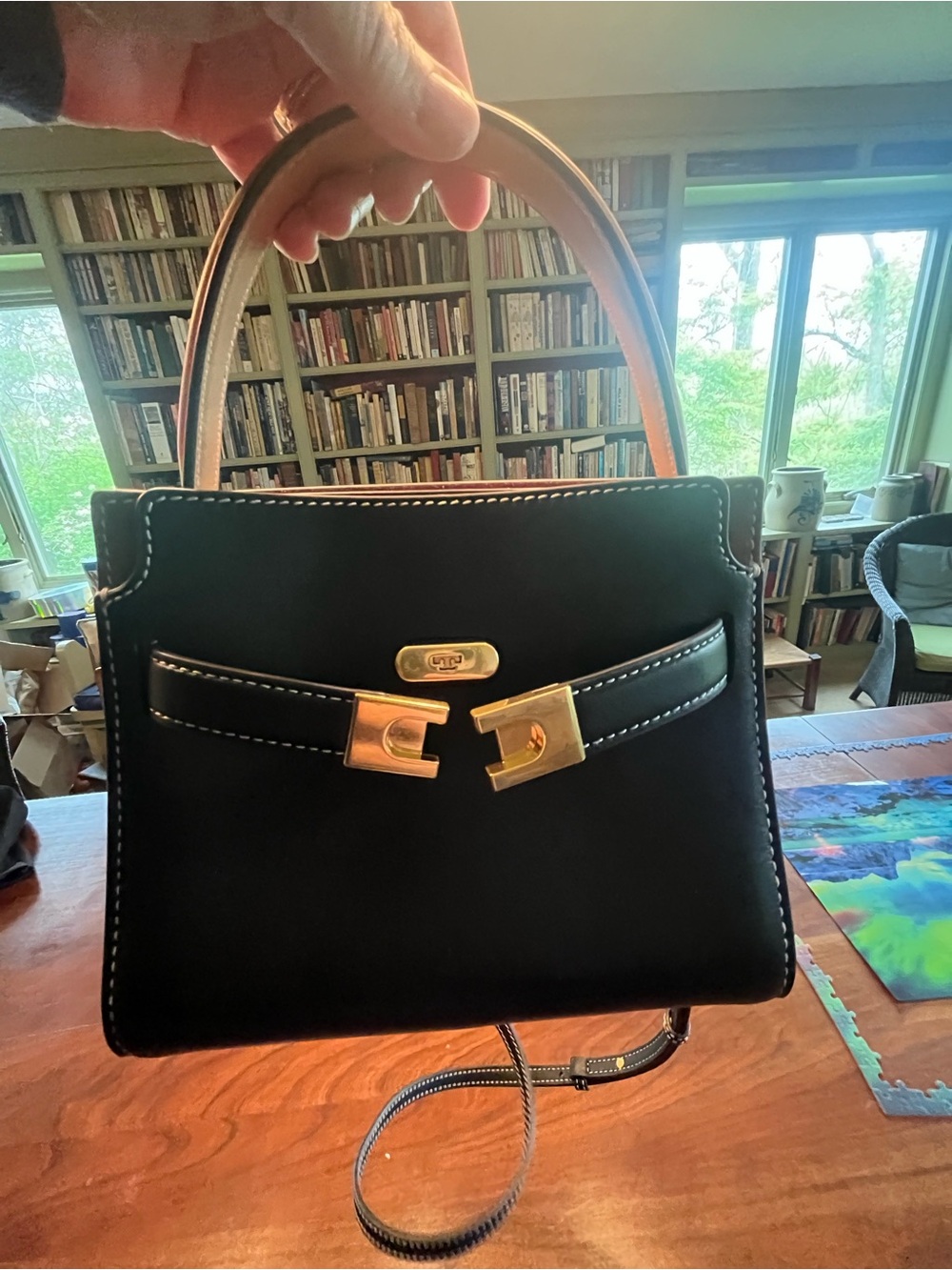 Tori Burch Petite Lee Radziwell with Gold Hardware